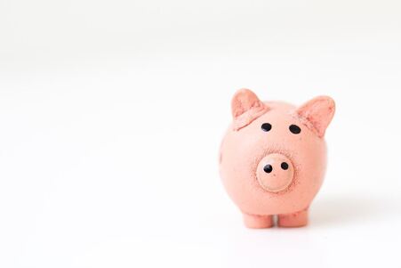 The piggy bank of an entrepreneur who values money as a marker of success